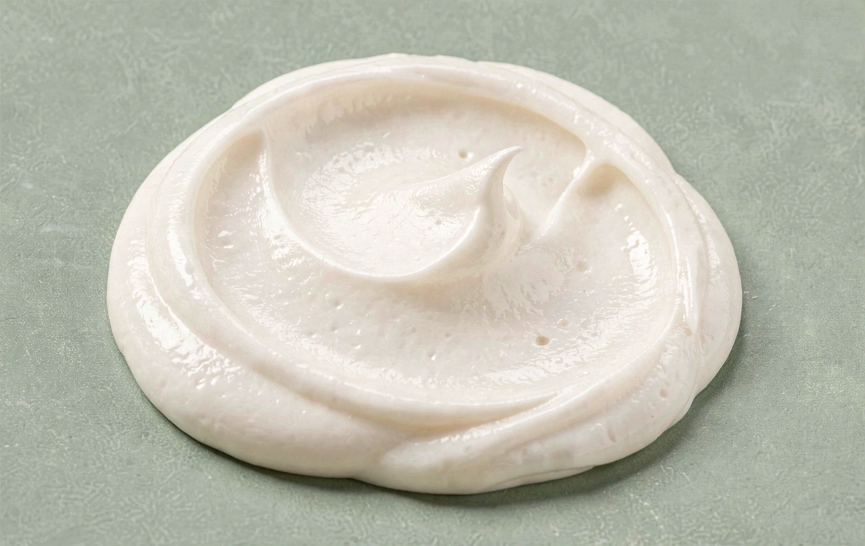 Högkvalitativ hudkrämsstruktur